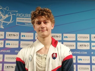 Lukáš Václavík po krátkom programe na MSJ 2026 v Tallinne.