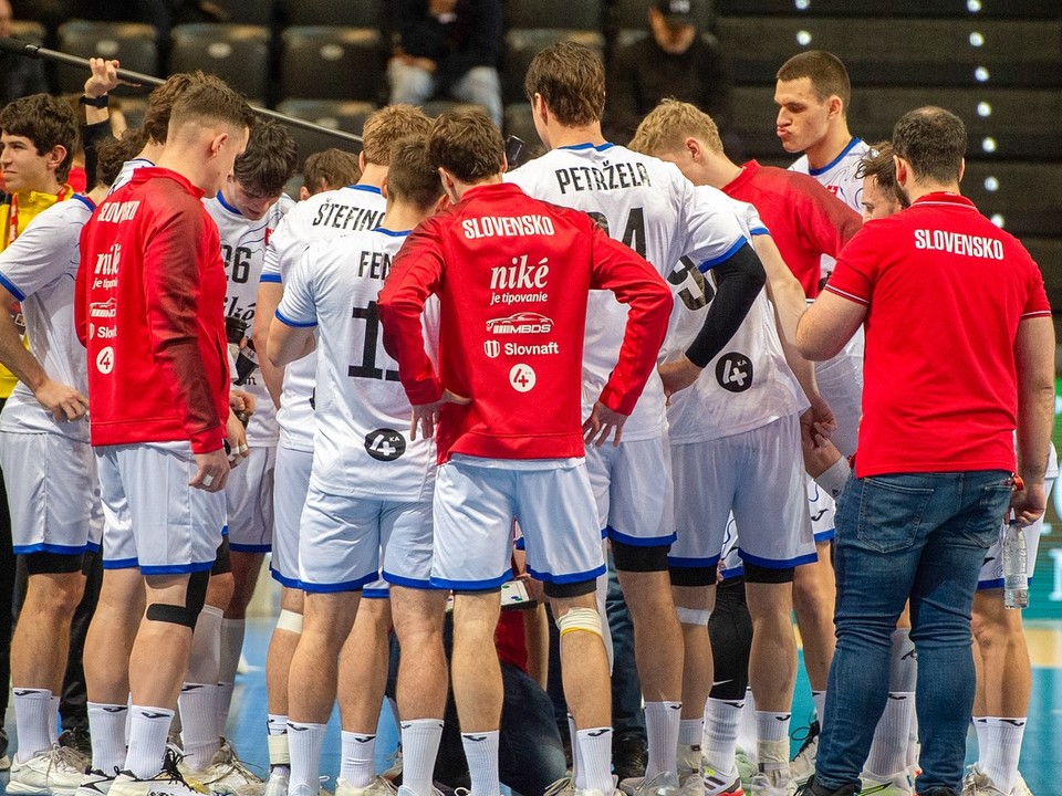 Slovenskí hádzanári.