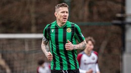 Slovenský futbalista Juraj Kucka v drese FC Baník Prievidza. 