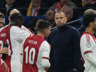 John Heitinga s futbalisti Ajaxu Amsterdam.