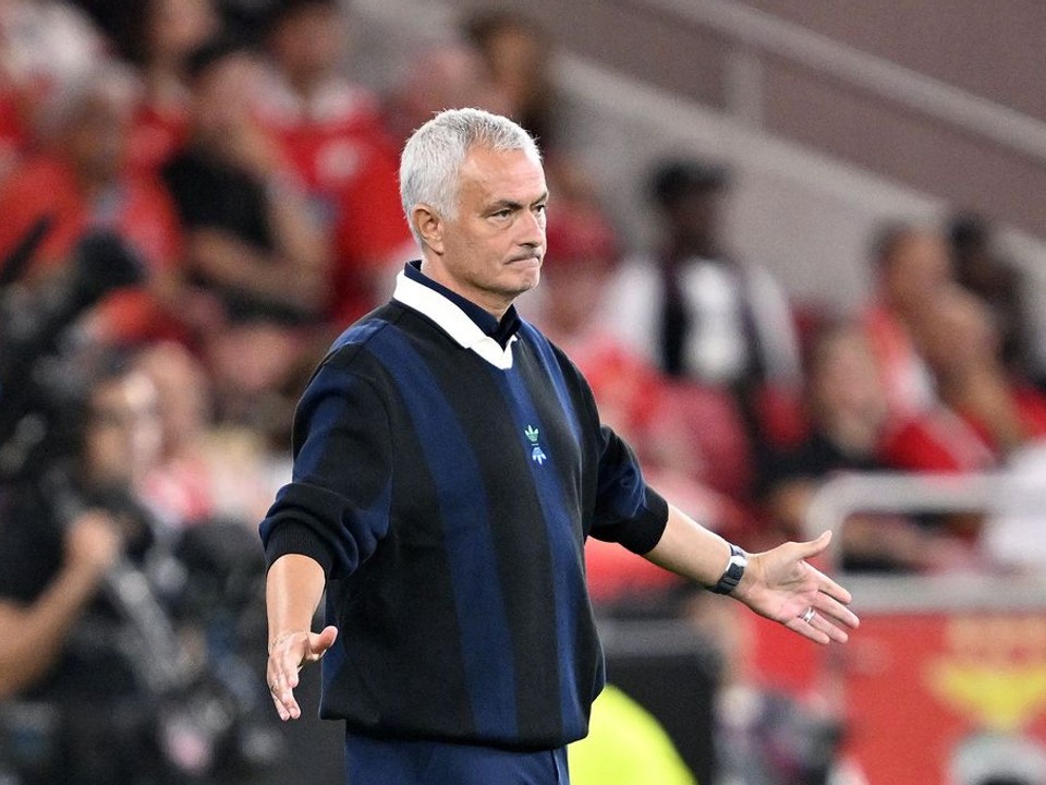 Tréner José Mourinho.
