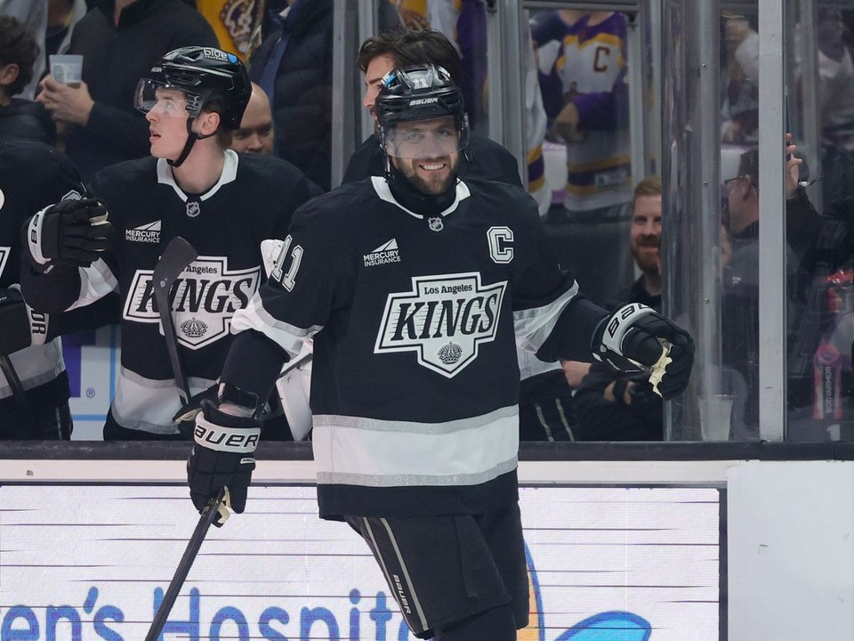 Anže Kopitar v drese Los Angeles Kings.