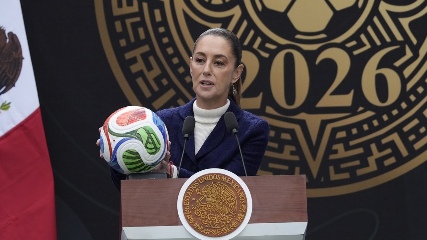 Mexická prezidentka Claudia Sheinbaumová.