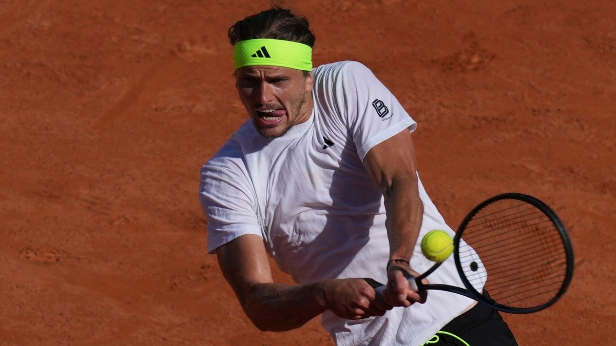 Nemecký tenista Alexander Zverev na turnaji ATP 1000 v Ríme. 