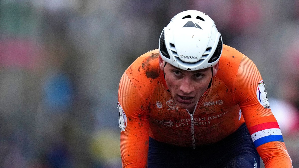 Mathieu Van Der Poel na MS v cyklokrose 2026.