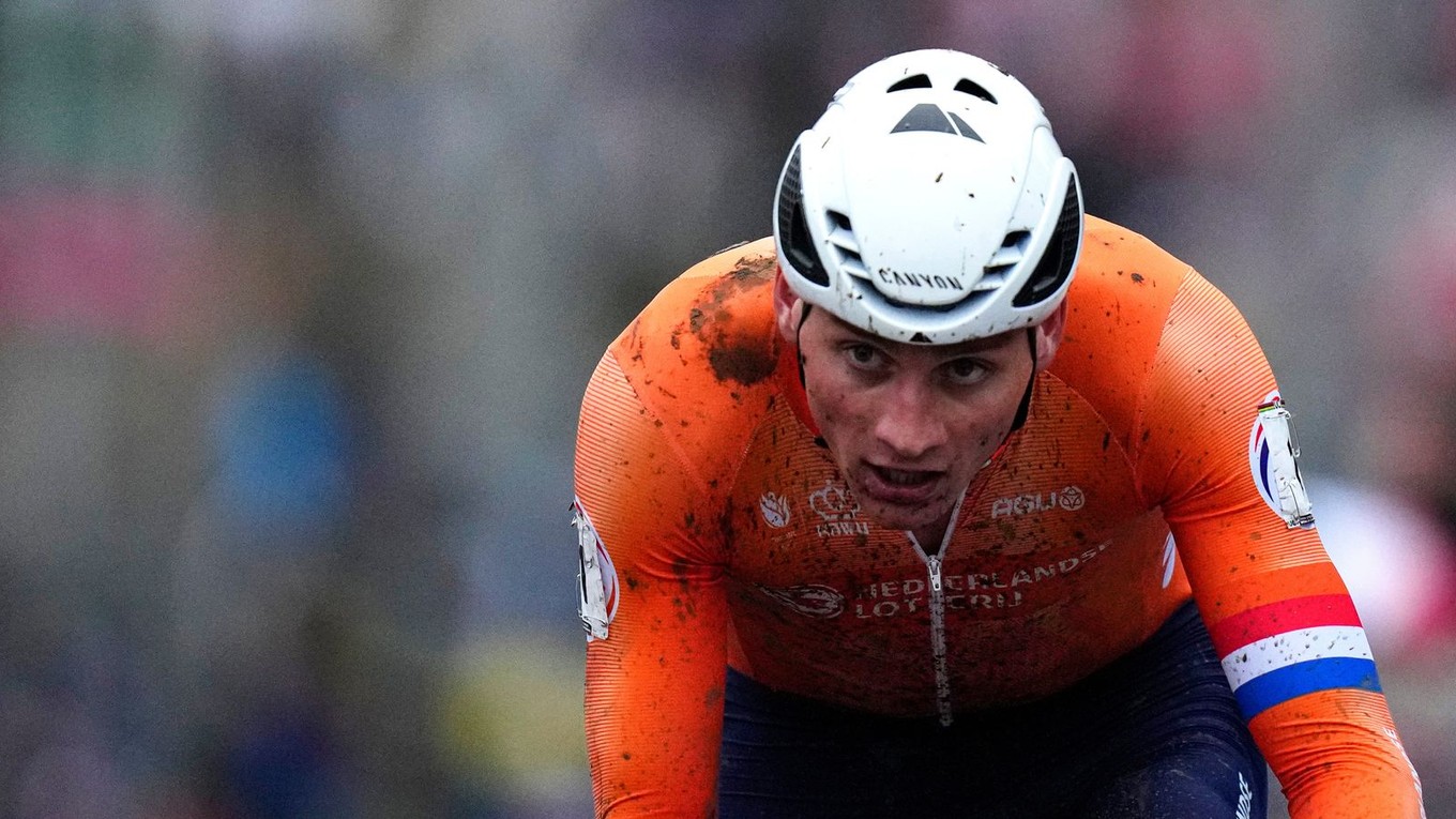 Mathieu Van Der Poel na MS v cyklokrose 2026.