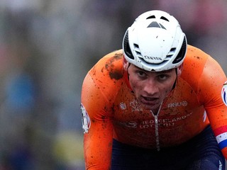 Mathieu Van Der Poel na MS v cyklokrose 2026.