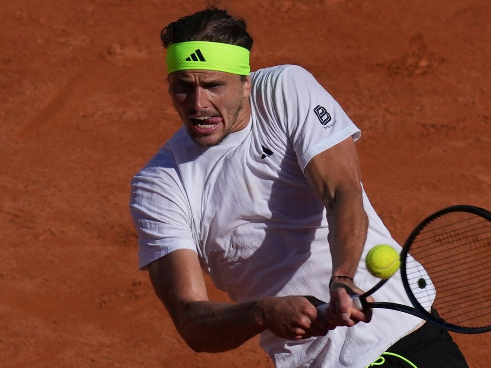 Nemecký tenista Alexander Zverev na turnaji ATP 1000 v Ríme. 
