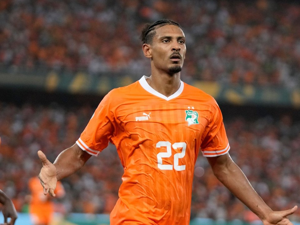 Sebastien Haller v drese Pobrežia Slonoviny.