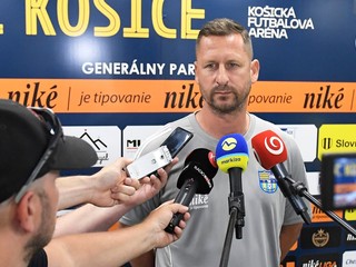 Tréner FC Košice Gergely Geri