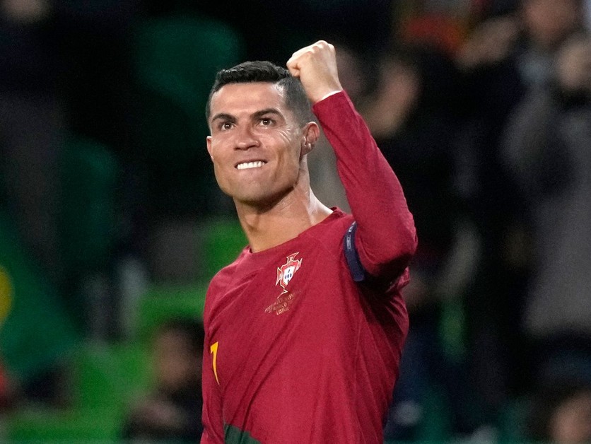 Cristiano Ronaldo v drese Portugalska.