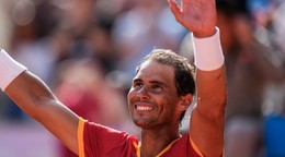 Španielsky tenista Rafael Nadal počas OH v Paríži 2024.