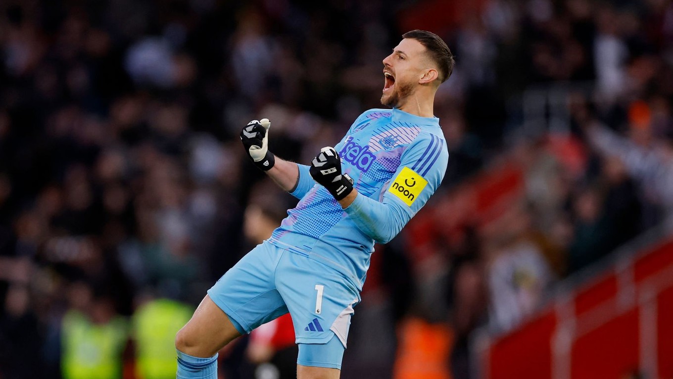 Martin Dúbravka v drese Newcastle United.