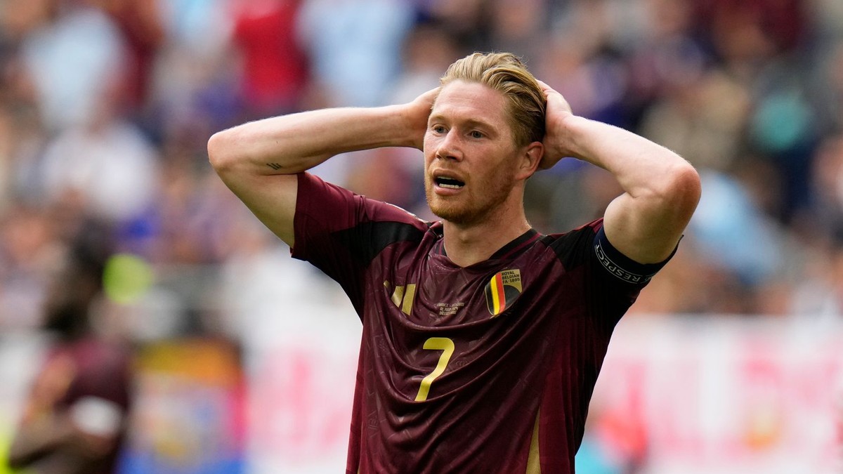Kevin De Bruyne v drese Belgicka.
