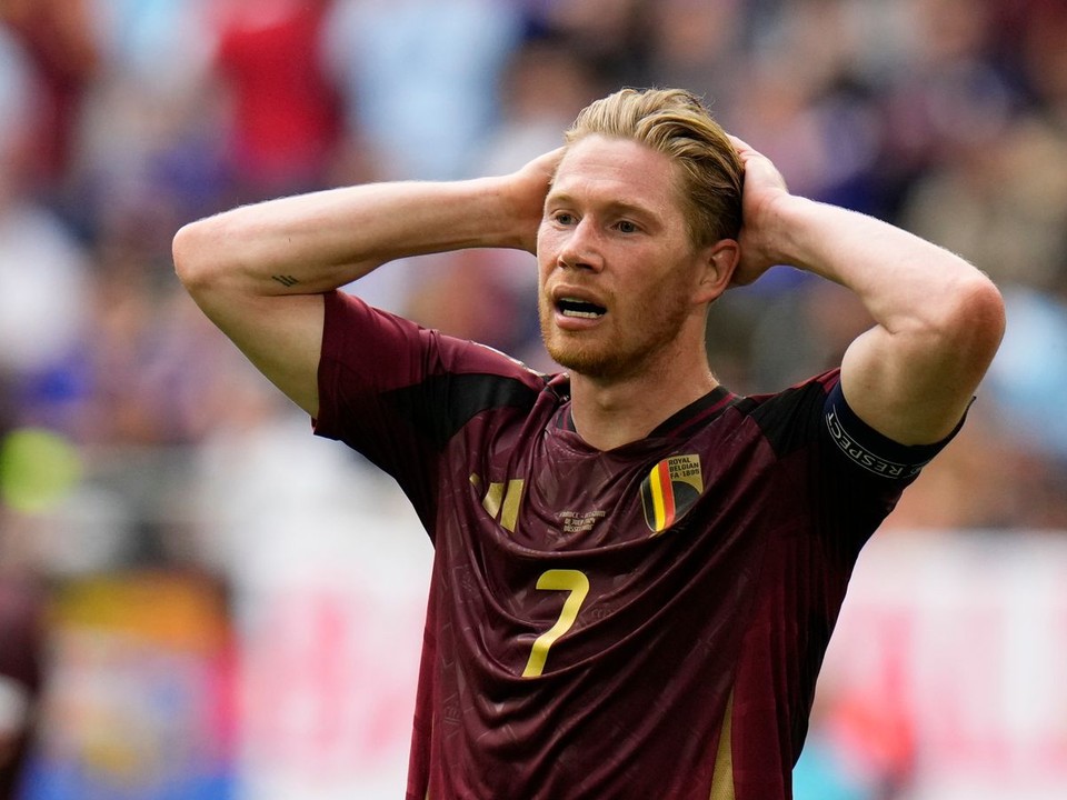 Kevin De Bruyne v drese Belgicka.