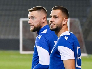 Milan Škriniar a Dávid Hancko