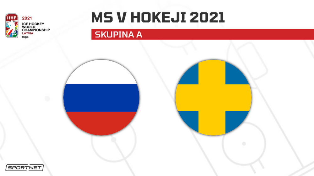 Rusko - Švédsko: ONLINE z MS v hokeji 2021
