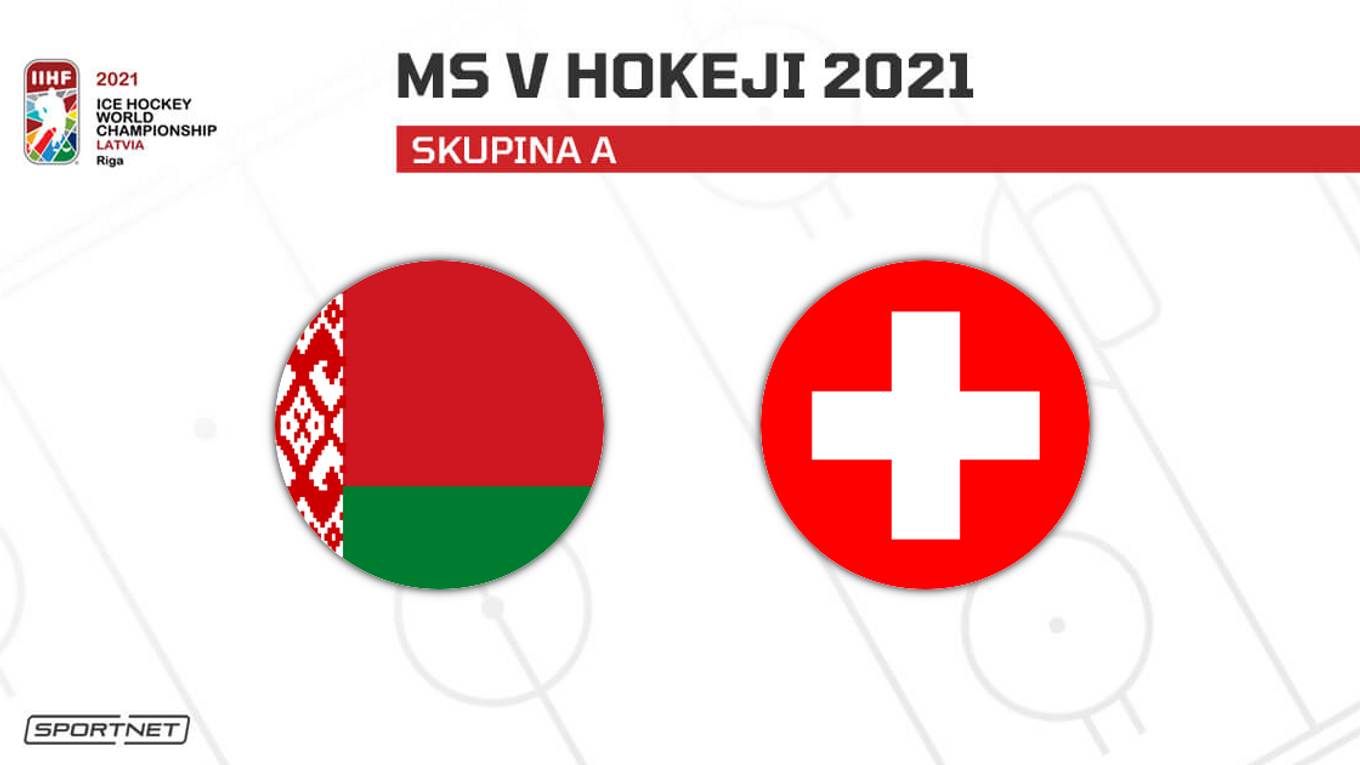 Bielorusko vs. Švajčiarsko: ONLINE prenos zo zápasu na MS v hokeji 2021 dnes.