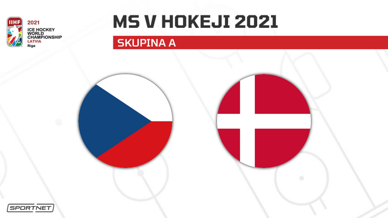 Česko vs. Dánsko: ONLINE prenos zo zápasu na MS v hokeji 2021 dnes.