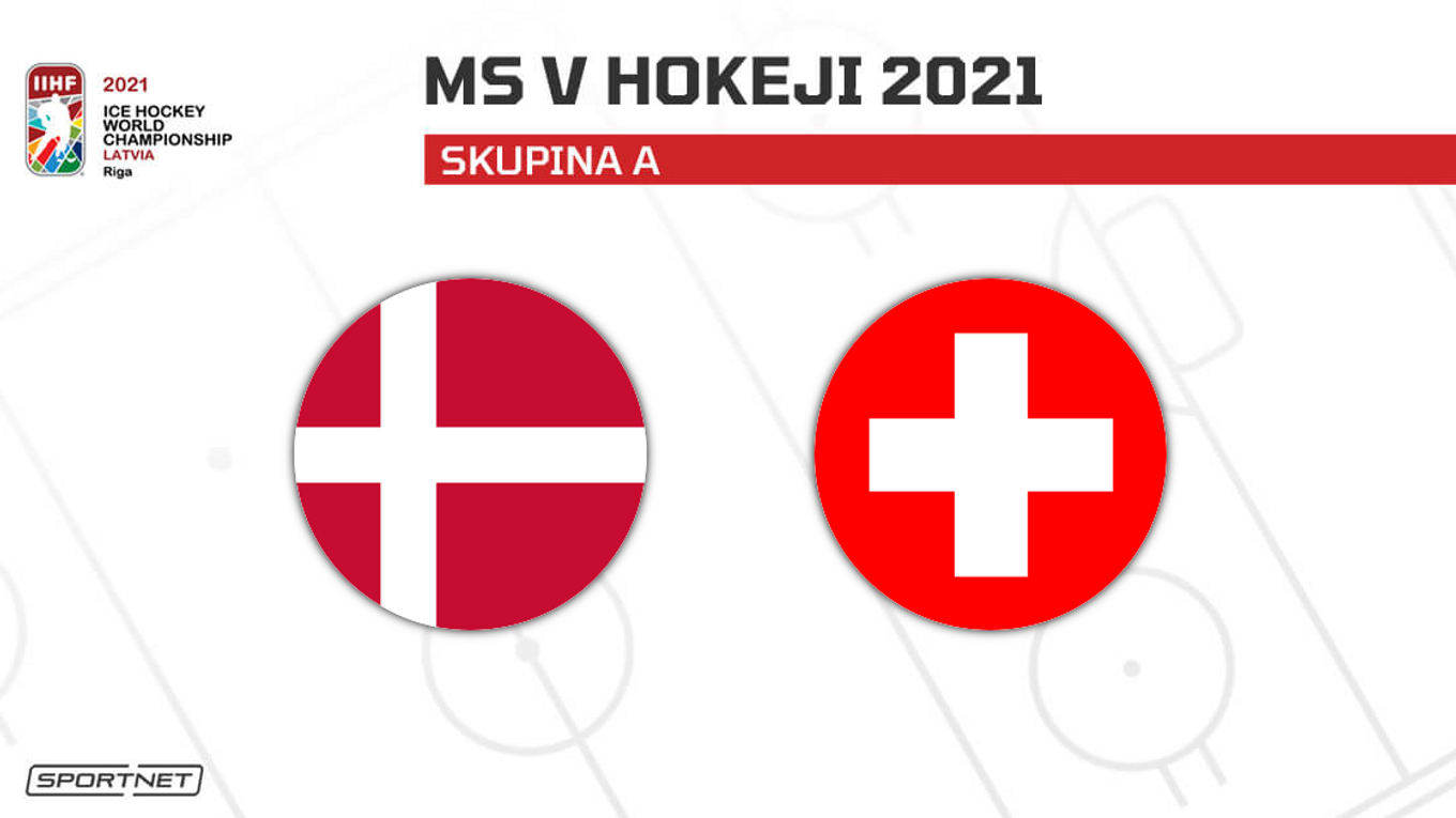 Dánsko vs. Švajčiarsko: ONLINE prenos z MS v hokeji 2021 dnes.
