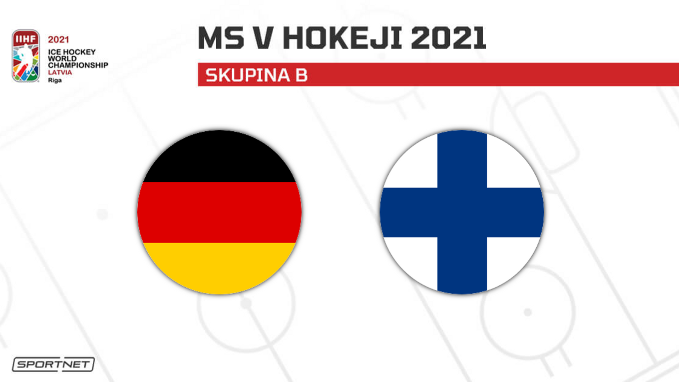 Nemecko vs. Fínsko: ONLINE prenos zo zápasu na MS v hokeji 2021 dnes.
