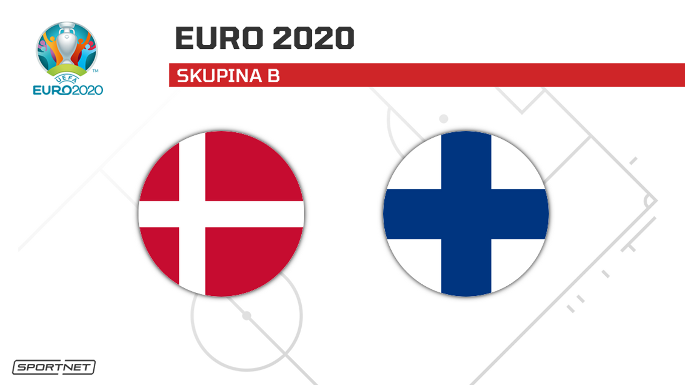 Dánsko vs. Fínsko: ONLINE prenos zo zápasu na ME vo futbale - EURO 2020 / 2021 dnes.