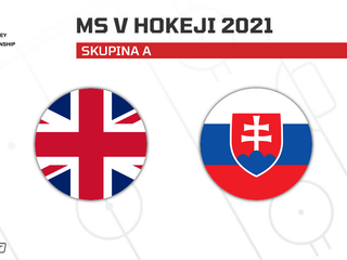 Slovensko vs. Veľká Británia: ONLINE prenos z druhého zápasu Slovenska na MS v hokeji 2021 dnes.