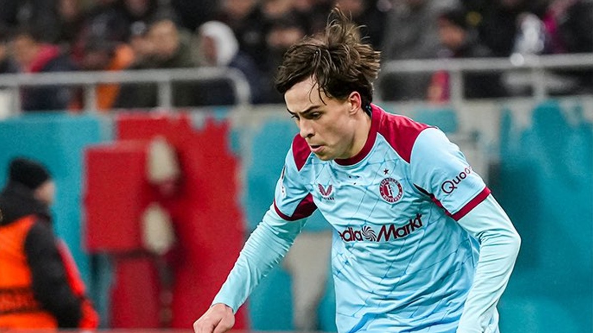 Leo Sauer v drese Feyenoordu Rotterdam.