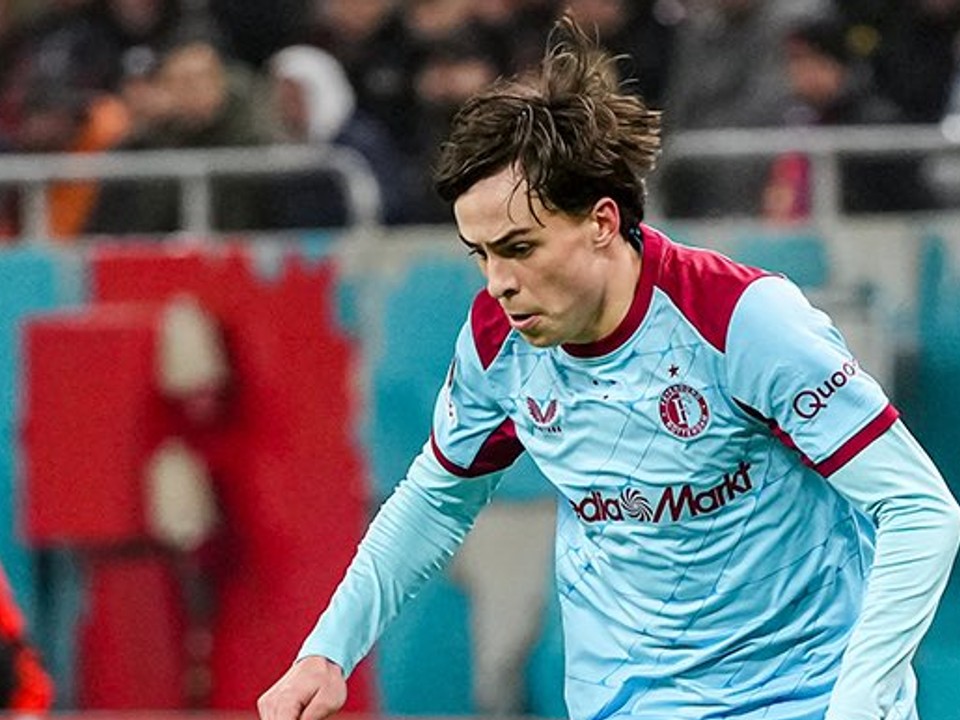 Leo Sauer v drese Feyenoordu Rotterdam.