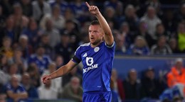 Kapitán Leicestru City Jamie Vardy.