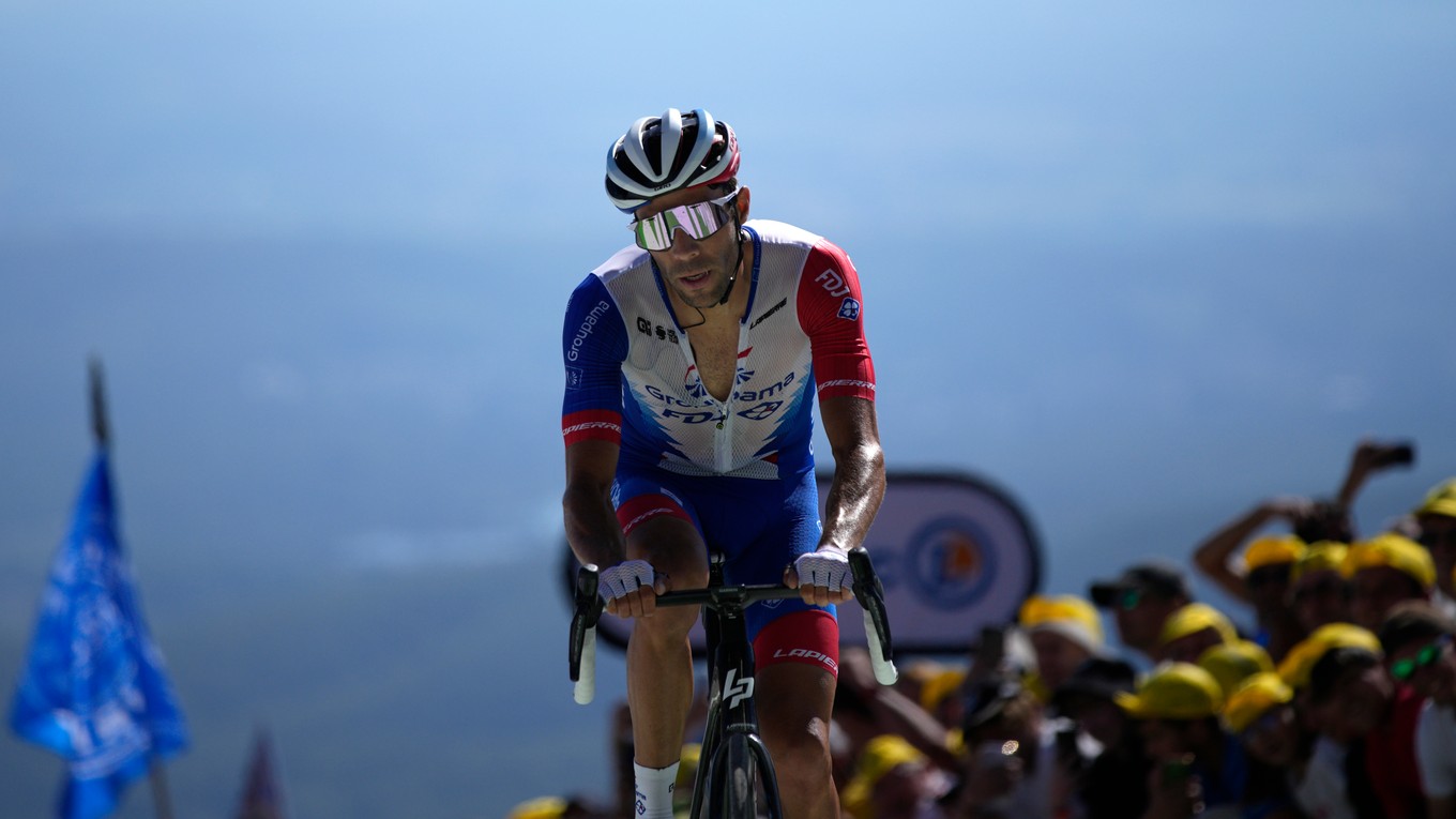 Thibault Pinot počas Tour de France 2022.