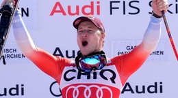 Švajčiarsky lyžiar Marco Odermatt.