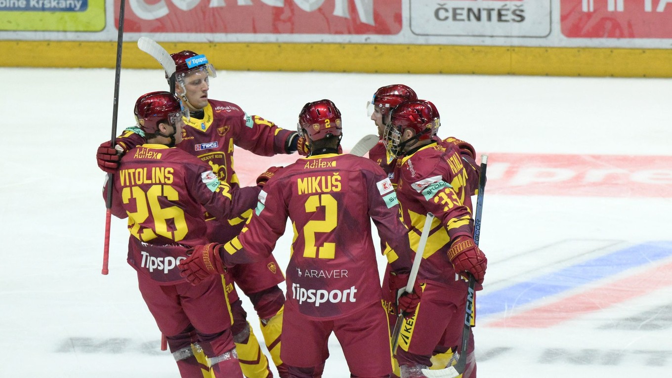 Radosť hráčov Trenčína.