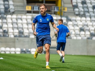 Slovinec Žan Medved na prvom tréningu FC Košice.