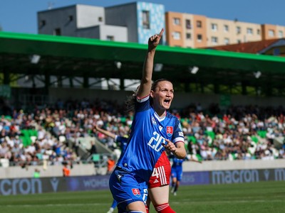 ŽENY A_Nikola Rybanská_Liga národov žien_Gibraltár