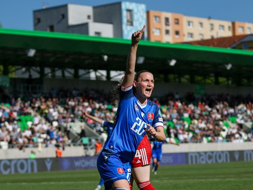 ŽENY A_Nikola Rybanská_Liga národov žien_Gibraltár