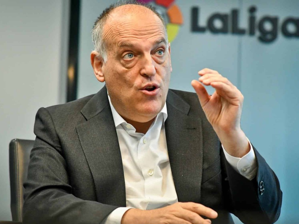 Šéf La Ligy Javier Tebas. 