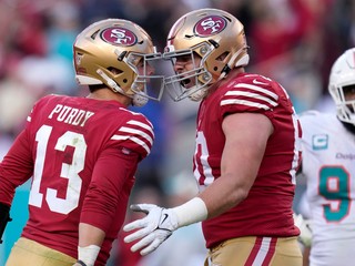 Brock Purdy, quarterback tímu San Francisco 49ers.