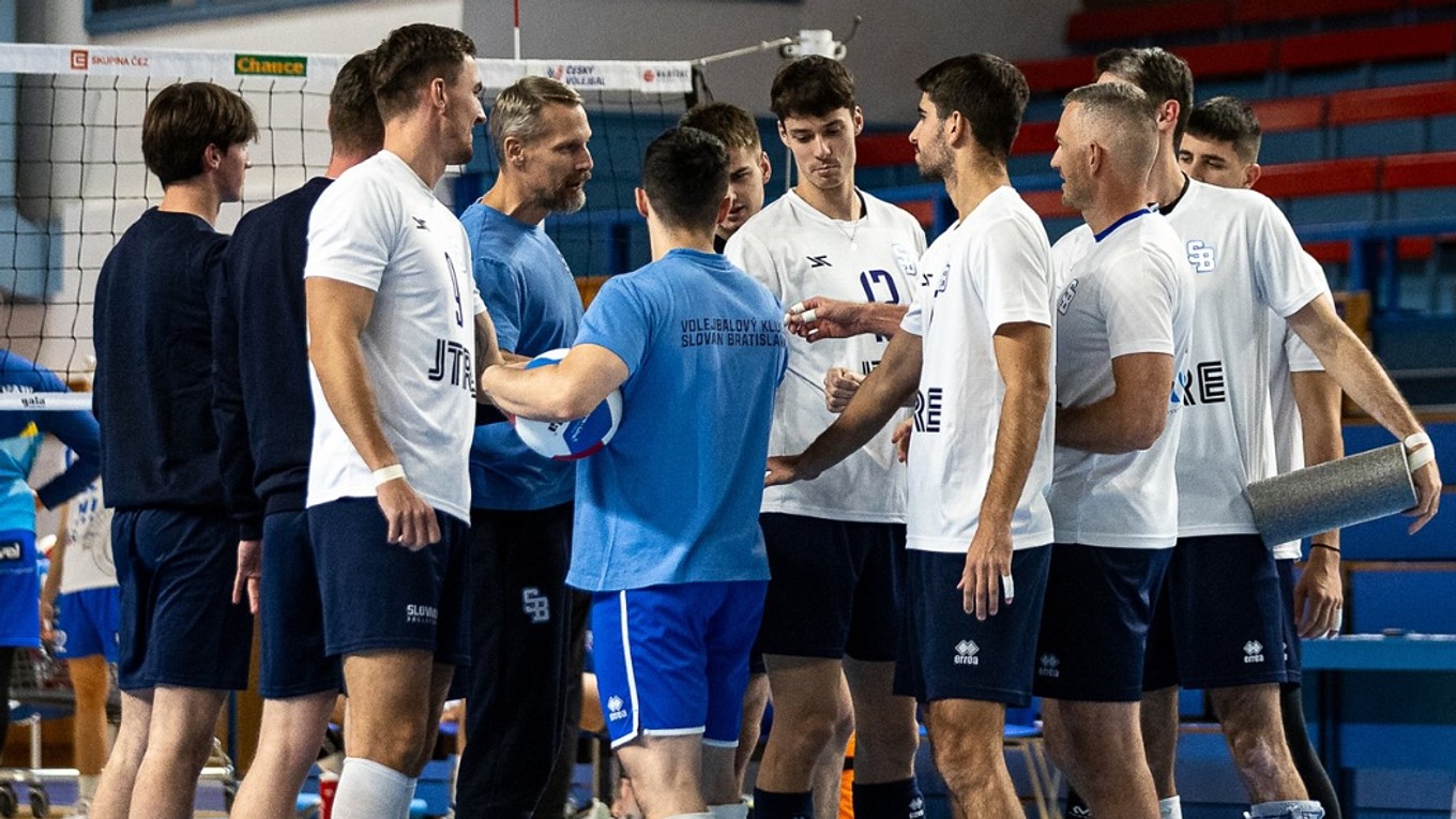 Hráči VK Slovan Bratislava.