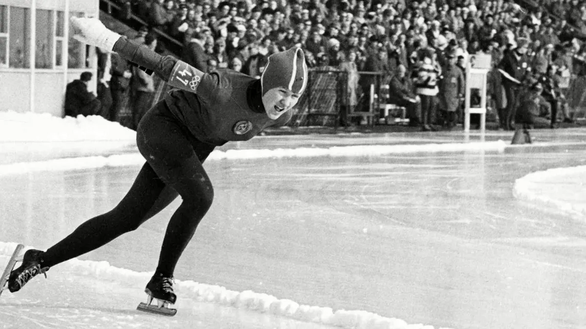 Lidija Skoblikovová na ZOH 1964.