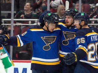 Hráči St. Louis Blues.