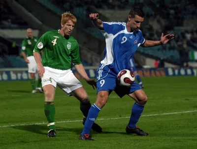 Marek Mintál v zápase proti Írsku v roku 2007.