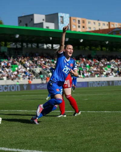 ŽENY A_Nikola Rybanská_Liga národov žien_Gibraltár