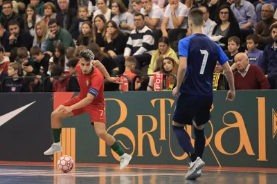 Portugal
Bielorrussia
Ronda de Elite de acesso ao Campeonato da Europa Sub 19 Futsal
Pavilhão Multiusos Fafe
Ronda 3
Época 2022/2023

- Futsal
- Futsal Formacao
- Ronda de Elite de acesso ao Campeonato da Europa Sub 19
- Jogo
- Portugal
- eslovaquia