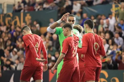 Portugal
Bielorrussia
Ronda de Elite de acesso ao Campeonato da Europa Sub 19 Futsal
Pavilhão Multiusos Fafe
Ronda 3
Época 2022/2023

- Futsal
- Futsal Formacao
- Ronda de Elite de acesso ao Campeonato da Europa Sub 19
- Jogo
- Portugal
- eslovaquia