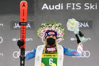 Mikaela Shiffrinová vyhrala slalom v Jasnej 2021.