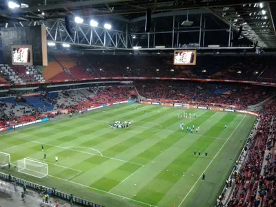 Štadión v Amsterdame. 