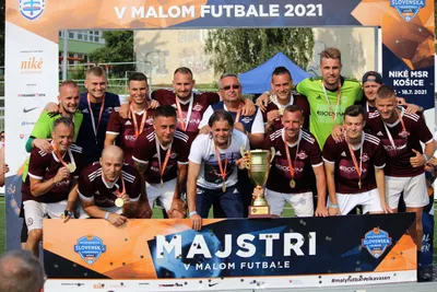 Majstri Slovenska v malom futbale AsGuard-Bodva Sport club Košice.