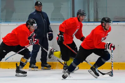 Hokejisti HC 21 Prešov sa pripravujú na premiérovú extraligovú sezónu.