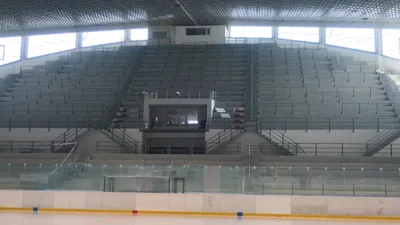 Súčasná podoba zimného štadióna v Prešove.